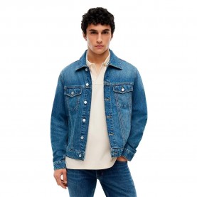 Яке Tommy jeans DM0DM23003 denim jacket - Blue (Denim Medium) яке,мъжки,якета,дамски,якета,и,палта,tommy,jeans,dm0dm23003,denim,jacket,blue,(denim,medium)