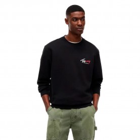 Блуза Tommy jeans DM0DM23116 sweatshirt - Black (Black) блуза,мъжки,пуловери,tommy,jeans,dm0dm23116,sweatshirt,black,(black)