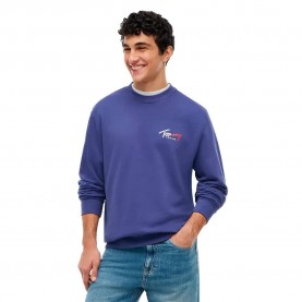 Блуза Tommy jeans DM0DM23116 sweatshirt - Blue (Blue Storm) блуза,мъжки,пуловери,tommy,jeans,dm0dm23116,sweatshirt,blue,(blue,storm)