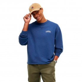 Блуза Tommy jeans DM0DM23580 sweatshirt - Blue (Basic Navy) блуза,мъжки,пуловери,tommy,jeans,dm0dm23580,sweatshirt,blue,(basic,navy)