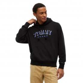 Суичър Tommy jeans DM0DM23582 hoodie - Black (Black) суичър,мъжки,пуловери,tommy,jeans,dm0dm23582,hoodie,black,(black)