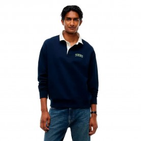 Блуза Tommy jeans DM0DM23586 half zip sweatshirt - Blue (Dark Blue) блуза,мъжки,пуловери,tommy,jeans,dm0dm23586,half,zip,sweatshirt,blue,(dark,blue)