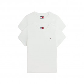 Тениска Tommy jeans DW0DW21366 short sleeve T-shirt 2 units - White (Ecru / Ecru) тениска,мъжки,тениски,дамски,тениски,tommy,jeans,dw0dw21366,short,sleeve,t,shirt,2,units,white,(ecru,ecru)