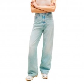 Дънки Tommy jeans DW0DW22659 high waist jeans - Blue (Denim Light) дънки,мъжки,панталони,дамски,панталони,tommy,jeans,dw0dw22659,high,waist,jeans,blue,(denim,light)