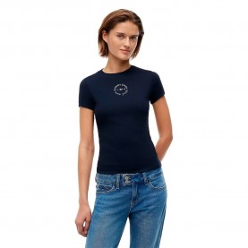 Тениска Tommy jeans DW0DW22807 short sleeve T-shirt - Blue (Dark Night Navy) тениска,мъжки,тениски,дамски,тениски,tommy,jeans,dw0dw22807,short,sleeve,t,shirt,blue,(dark,night,navy)