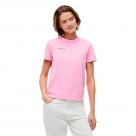 Тениска Tommy jeans DW0DW22905 short sleeve T-shirt - Pink (Pink Daisy) тениска,мъжки,тениски,дамски,тениски,tommy,jeans,dw0dw22905,short,sleeve,t,shirt,pink,(pink,daisy)