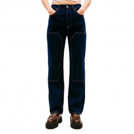 Дънки Tommy jeans DW0DW23030 high waist jeans - Blue (Denim Dark) дънки,мъжки,панталони,дамски,панталони,tommy,jeans,dw0dw23030,high,waist,jeans,blue,(denim,dark)