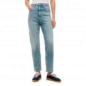 Дънки Tommy jeans DW0DW23089 high waist jeans - Blue (Denim Light) дънки,мъжки,панталони,дамски,панталони,tommy,jeans,dw0dw23089,high,waist,jeans,blue,(denim,light)