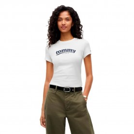 тениска,мъжки,тениски,дамски,тениски,tommy,jeans,dw0dw23249,short,sleeve,t,shirt,white,(ecru)
