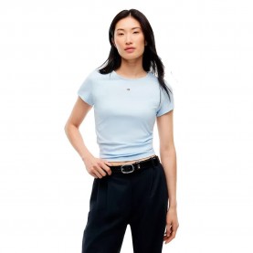 Тениска Tommy jeans DW0DW23272 short sleeve T-shirt - Blue (Sheer Blue) тениска,мъжки,тениски,дамски,тениски,tommy,jeans,dw0dw23272,short,sleeve,t,shirt,blue,(sheer,blue)