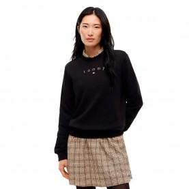 Блуза Tommy jeans DW0DW23403 sweatshirt - Black (Black) блуза,дамски,блузи,tommy,jeans,dw0dw23403,sweatshirt,black,(black)
