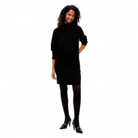 Рокля Tommy jeans DW0DW23460 long sleeve short dress - Black (Black) рокля,дамски,поли,и,рокли,tommy,jeans,dw0dw23460,long,sleeve,short,dress,black,(black)