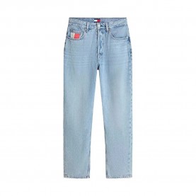 Дънки Tommy jeans DW0DW23467 high waist jeans - Blue (Denim Light) дънки,мъжки,панталони,дамски,панталони,tommy,jeans,dw0dw23467,high,waist,jeans,blue,(denim,light)