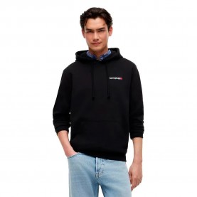 Суичър Tommy jeans Entry DNA hoodie - Black (Black) суичър,мъжки,пуловери,tommy,jeans,entry,dna,hoodie,black,(black)