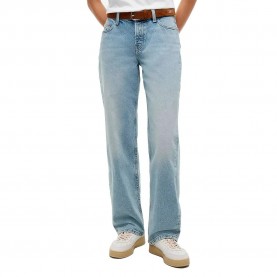 Дънки Tommy jeans DW0DW23582 low waist jeans - Blue (Denim Light) дънки,мъжки,панталони,дамски,панталони,tommy,jeans,dw0dw23582,low,waist,jeans,blue,(denim,light)