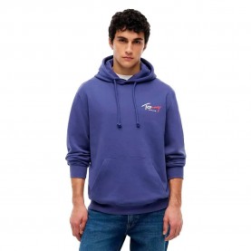 Суичър Tommy jeans Entry Sign hoodie - Blue (Blue Storm) суичър,мъжки,пуловери,tommy,jeans,entry,sign,hoodie,blue,(blue,storm)