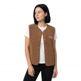 елек,дамски,жилетки,billabong,be,happy,fleece,vest,brown,(brownstone)