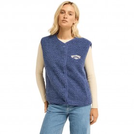 елек,дамски,жилетки,billabong,be,happy,fleece,vest,blue,(true,navy)