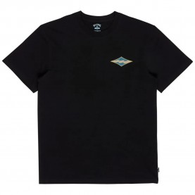 Тениска Billabong Crayon Wave short sleeve T-shirt - Black (Black) тениска,мъжки,тениски,дамски,тениски,billabong,crayon,wave,short,sleeve,t,shirt,black,(black)