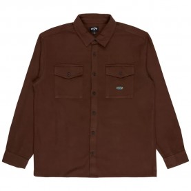Риза с дълъг ръкав Billabong Del Mar long sleeve shirt - Brown (Dark Cedar) риза,с,дълъг,ръкав,дамски,ризи,мъжки,ризи,billabong,del,mar,long,sleeve,shirt,brown,(dark,cedar)
