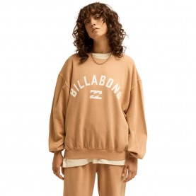 Блуза Billabong Kendall Aloha sweatshirt - Brown (Sugar Almond) блуза,дамски,блузи,billabong,kendall,aloha,sweatshirt,brown,(sugar,almond)