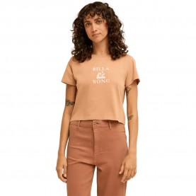 Тениска Billabong Surfing In Town EBJZT00655 short sleeve T-shirt - Brown (Sugar Almond) тениска,мъжки,тениски,дамски,тениски,billabong,surfing,in,town,ebjzt00655,short,sleeve,t,shirt,brown,(sugar,almond)