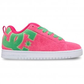Обувки Dc shoes Court Graffik Se trainers - Pink (Crazy Pink / Soft Lime) обувки,мъжки,маратонки,дамски,маратонки,dc,shoes,court,graffik,se,trainers,pink,(crazy,pink,soft,lime)