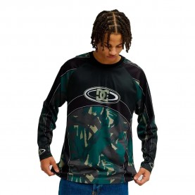 Тениска Dc shoes Sylem long sleeve T-shirt - Black (Classic Camo) тениска,мъжки,тениски,дамски,тениски,dc,shoes,sylem,long,sleeve,t,shirt,black,(classic,camo)