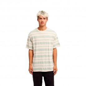 Тениска Quiksilver Birdwood Jacquard short sleeve T-shirt - Beige (Peyote Heritage Stripe Jacquar) тениска,мъжки,тениски,дамски,тениски,quiksilver,birdwood,jacquard,short,sleeve,t,shirt,beige,(peyote,heritage,stripe,jacquar)
