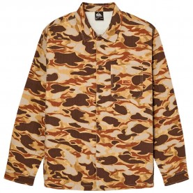 Риза с дълъг ръкав Quiksilver Castle Hill long sleeve shirt - Brown (Rawhide Garage Camo) риза,с,дълъг,ръкав,дамски,ризи,мъжки,ризи,quiksilver,castle,hill,long,sleeve,shirt,brown,(rawhide,garage,camo)