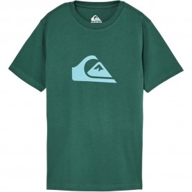 Тениска Quiksilver Evo Comp Logo short sleeve T-shirt - Green (Forest) тениска,мъжки,тениски,дамски,тениски,quiksilver,evo,comp,logo,short,sleeve,t,shirt,green,(forest)