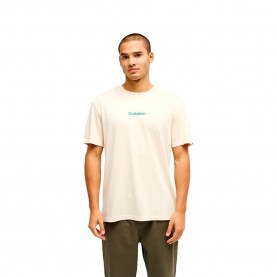 Тениска Quiksilver Evo Rays short sleeve T-shirt - Beige / White (Bone White) тениска,мъжки,тениски,дамски,тениски,quiksilver,evo,rays,short,sleeve,t,shirt,beige,white,(bone,white)