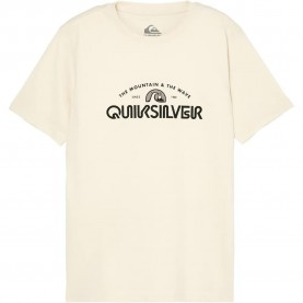 Тениска Quiksilver Evo Vista Logo short sleeve T-shirt - White (Bone White) тениска,мъжки,тениски,дамски,тениски,quiksilver,evo,vista,logo,short,sleeve,t,shirt,white,(bone,white)