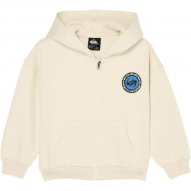 Блуза Quiksilver Fakie Pop full zip sweatshirt - White (Bone) блуза,детски,блузи,quiksilver,fakie,pop,full,zip,sweatshirt,white,(bone)