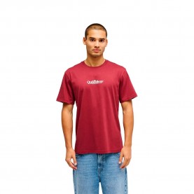 Тениска Quiksilver Fineline short sleeve T-shirt - Red (Oxblood Red) тениска,мъжки,тениски,дамски,тениски,quiksilver,fineline,short,sleeve,t,shirt,red,(oxblood,red)