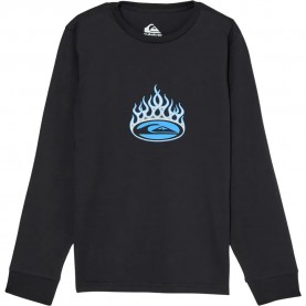блуза,детски,блузи,quiksilver,flaming,sweatshirt,black,(black)