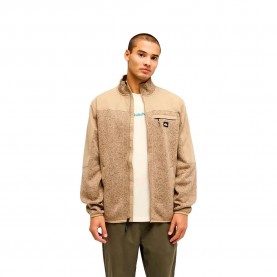 Блуза Quiksilver Keller Outdoor full zip sweatshirt - Beige (Kelp Heather) блуза,мъжки,пуловери,quiksilver,keller,outdoor,full,zip,sweatshirt,beige,(kelp,heather)
