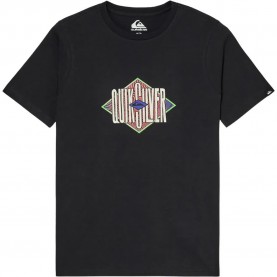Тениска Quiksilver Losange short sleeve T-shirt - Black (Black) тениска,мъжки,тениски,дамски,тениски,quiksilver,losange,short,sleeve,t,shirt,black,(black)