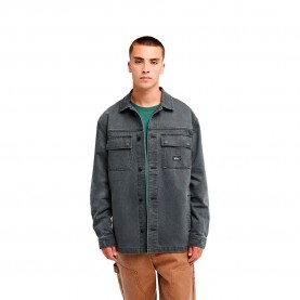 Риза с дълъг ръкав Quiksilver Mohab Washed Twill long sleeve shirt - Grey (Black) риза,с,дълъг,ръкав,дамски,ризи,мъжки,ризи,quiksilver,mohab,washed,twill,long,sleeve,shirt,grey,(black)