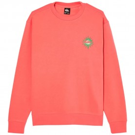 Блуза Quiksilver Salt Water Flow sweatshirt - Pink (Mineral Red) блуза,мъжки,пуловери,quiksilver,salt,water,flow,sweatshirt,pink,(mineral,red)