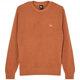 Блуза Quiksilver Waffle sweater - Brown (Rawhide) блуза,мъжки,пуловери,дамски,пуловери,quiksilver,waffle,sweater,brown,(rawhide)