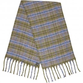 Шал Roxy Cute Blush scarf - Green (Tartan Plaid Axs Oil Green) шал,ръкавици,шапки,и,шалове,roxy,cute,blush,scarf,green,(tartan,plaid,axs,oil,green)