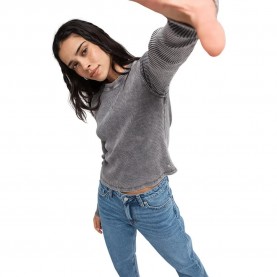 Фланелка с дълъг ръкав Roxy Dont Cut Star long sleeve top - Grey (Quiet Shade) фланелка,с,дълъг,ръкав,дамски,топове,roxy,dont,cut,star,long,sleeve,top,grey,(quiet,shade)