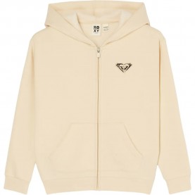 Блуза Roxy Surf Feeling full zip sweatshirt - Beige (Parchment) блуза,детски,блузи,roxy,surf,feeling,full,zip,sweatshirt,beige,(parchment)