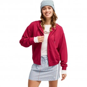 Блуза Roxy Surfing By Daylight full zip sweatshirt - Red (Beet Red) блуза,дамски,блузи,roxy,surfing,by,daylight,full,zip,sweatshirt,red,(beet,red)