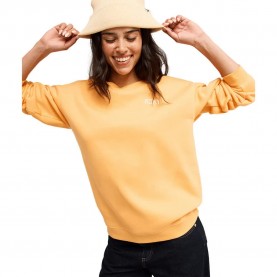 Блуза Roxy Surfstoked CR V sweatshirt - Yellow (Mock Orange) блуза,дамски,блузи,roxy,surfstoked,cr,v,sweatshirt,yellow,(mock,orange)