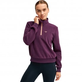 блуза,дамски,блузи,roxy,waves,of,warmth,half,zip,sweatshirt,purple,(blackberry,wine)