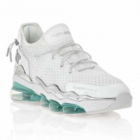 Маратонки Philipp plein sport Thunder Force trainers refurbished - White (White / Blue) маратонки,мъжки,маратонки,дамски,маратонки,philipp,plein,sport,thunder,force,trainers,refurbished,white,(white,blue)