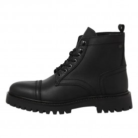 Обувки Jack & jones Enzo Leather boots refurbished - Black (Anthracite) обувки,дамски,боти,мъжки,боти,jack,&,jones,enzo,leather,boots,refurbished,black,(anthracite)