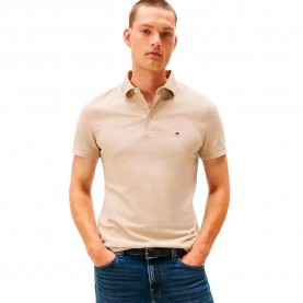 Tommy hilfiger 1985 Slim Fit short sleeve polo - Beige (Sandalwood) дамски,блузи,с,яка,мъжки,блузи,с,яка,tommy,hilfiger,1985,slim,fit,short,sleeve,polo,beige,(sandalwood)